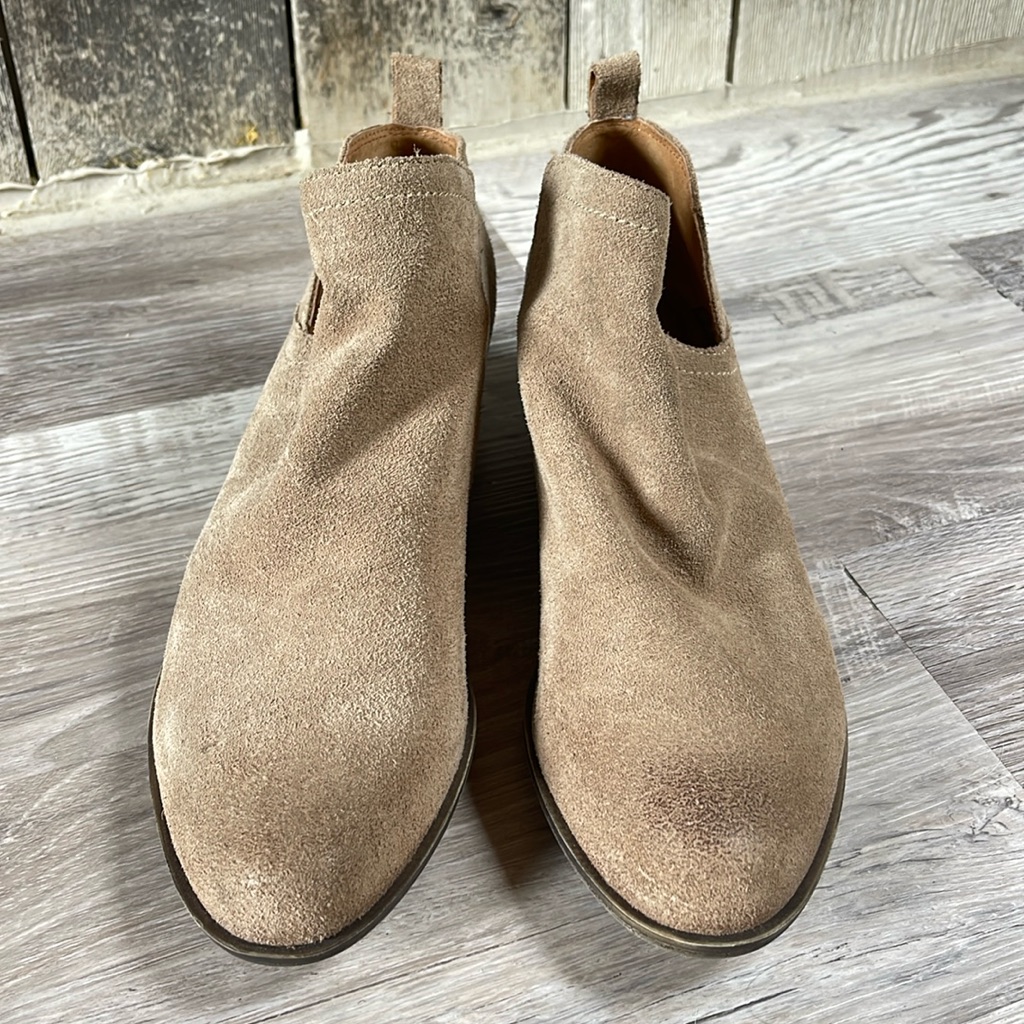 Lucky Brand Tan Suede Bootie Sz 85 39